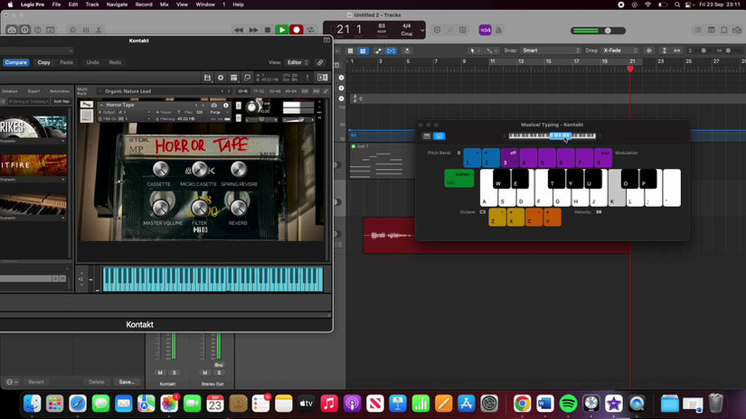 Horror Tape Sample Instrument Development/Sound design